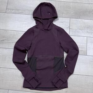 Fusionwear by ARYS Classic Core Pullover Hoodie Maroon Wmns sz S Berlin Techwear